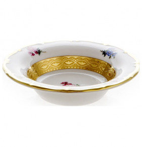 Набор розеток 11 см 6 шт  Bavarian Porcelain "Мария-Тереза /Мелкие цветы /Золотая лента" / 103876