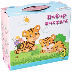 Детский набор 3 предмета  LEFARD "Тигрята" / 255155