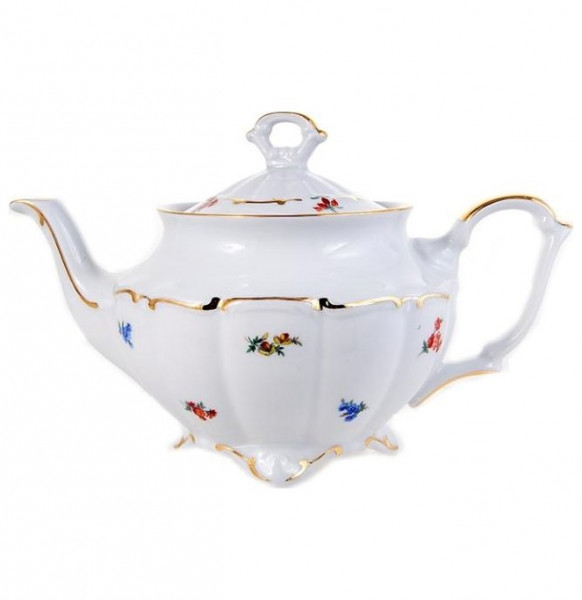 Заварочный чайник  Bavarian Porcelain &quot;Мария-Тереза /Мелкие цветы /Отводка золото&quot; / 147969