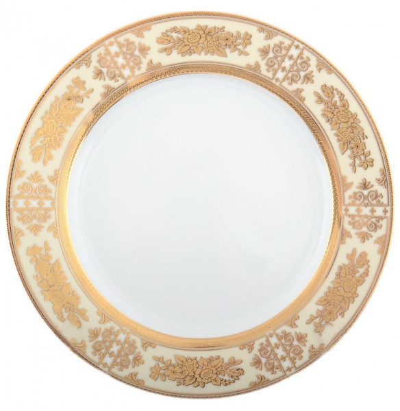 Набор тарелок 25 см 6 шт  Thun &quot;Луиза /Цветочный узор на бежевом&quot; / 113270