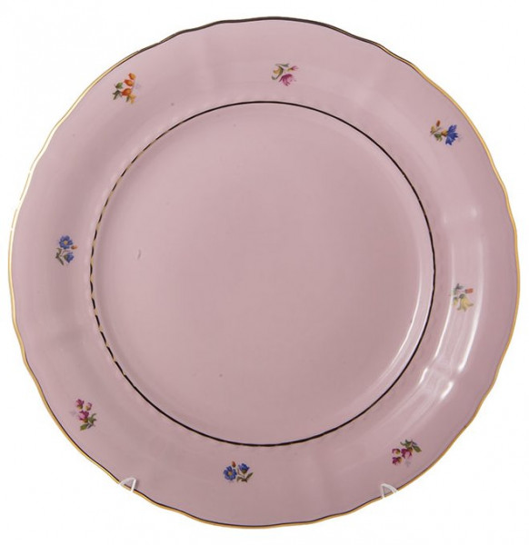Набор тарелок 25 см 6 шт  Leander &quot;Соната /Мелкие цветы&quot; розовая / 196839