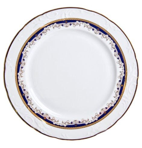 Набор тарелок 25 см 6 шт  Thun &quot;Тулип /Лилии на синем&quot; / 002284