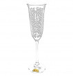 Бокалы для шампанского 160 мл 6 шт  Rona &quot;Флора /Белое кружево&quot; / 018383