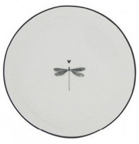 Тарелка 16 см  Мята "White /Dragonfly" / 309154