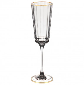 Бокалы для шампанского 170 мл 6 шт  Cristal d’Arques "MACASSAR /Отводка золото 2" / 282703