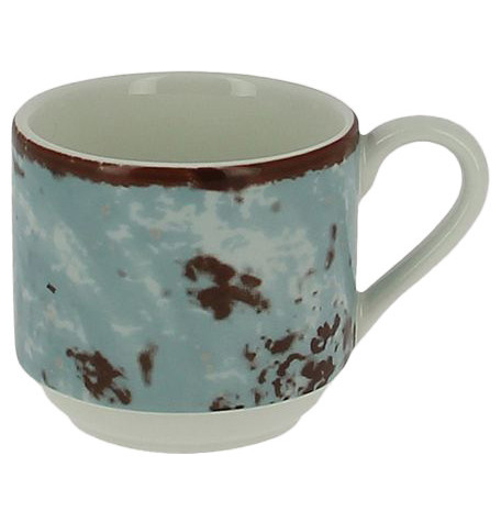 Чашка для эспрессо 90 мл штабелируемая голубая  RAK Porcelain &quot;Peppery&quot; / 314803