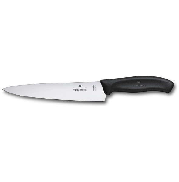 Нож разделочный 22 см черный в блистере  Victorinox &quot;Swiss Classic&quot; / 320281