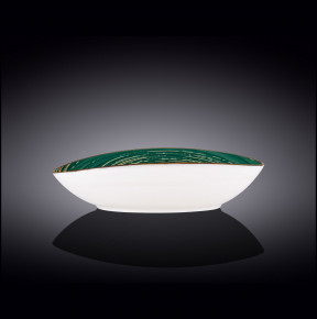 Салатник 30 x 19,5 x 7 см овальный зелёный  Wilmax "Spiral" / 261650