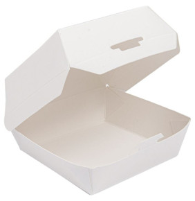 Коробка для мини бургера 7,3 х 7,7 х 5 см 50 шт белая / 320820