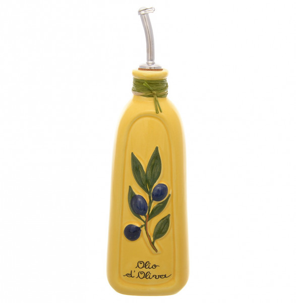 Бутылка для масла 28,5 см  Artigianato Ceramico by Caroline &quot;Oliere Classiche&quot; жёлтая / 228195