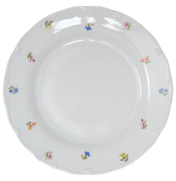 Набор тарелок 25 см 6 шт  Bohemia Porcelan Moritz Zdekauer 1810 s.r.o. &quot;Офелия /Мелкие цветы&quot; / 039452