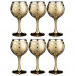 Бокалы для белого вина 290 мл 6 шт  LEFARD &quot;Бельведер золотой&quot; / 263427