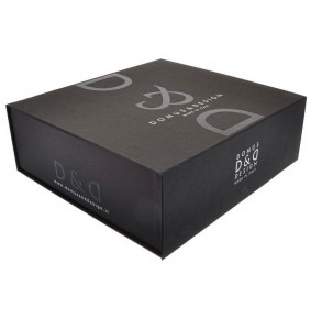 Столовые приборы 49 предметов на 12 персон  Domus Design "D&D /Квин" серые ручки с золотом / 230814