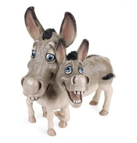Фигурка осёл и ослёнок  Arora Design "Donkey&Foal" / 144038