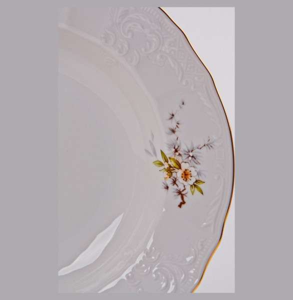 Набор тарелок 23 см 6 шт глубокие  Thun &quot;Бернадотт /Осенний букет&quot; / 028985