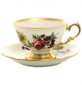 Набор чайных пар 200 мл 6 шт  Sterne porcelan "Аляска /Полевой цветок /СК" / 125424
