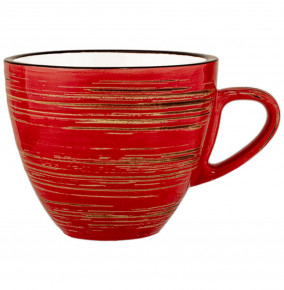 Чайная чашка 190 мл красная  Wilmax "Spiral" / 261564