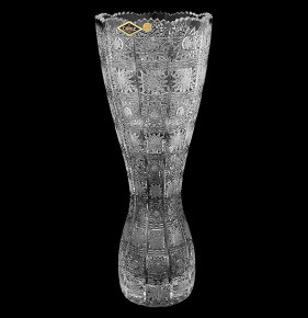 Ваза для цветов 40,5 см  Aurum Crystal "Хрусталь резной" / 120341