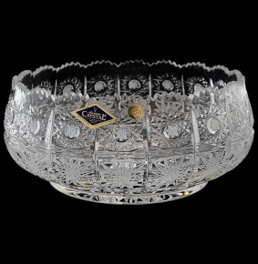 Конфетница 18 см  Aurum Crystal "Хрусталь резной" / 150811