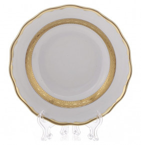 Набор тарелок 17 см 6 шт  Bavarian Porcelain "Мария-Тереза /Золотая лента" / 093134