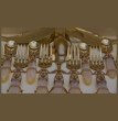 Столовые приборы 75 предметов на 12 персон, слоновая кость, зол.  Rivadossi Sandro &quot;Ривадосси /Лаура&quot; / 028735