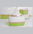 Чайный сервиз на 6 персон 15 предметов  Thun &quot;Кайро /Зелёный&quot; / 039316