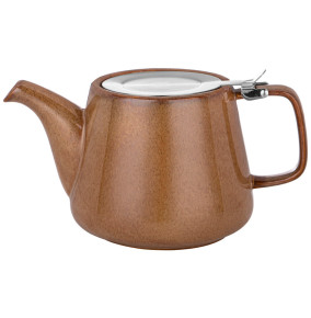 Заварочный чайник 1,2 л с металлическим ситечком коричневый  Bronco "Luster" / 284895