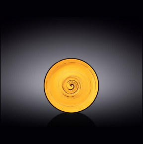 Блюдце 12 см жёлтое  Wilmax "Spiral" / 261617