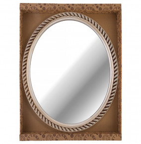 Зеркало настенное 52 см овальное серебро  LEFARD "LOVELY HOME"  / 188016