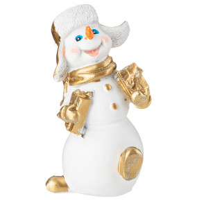 Фигурка 12 см  LEFARD "Снеговичок с подарками в руках" / 299253