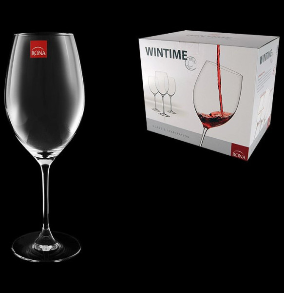 Бокалы для красного вина 540 мл 6 шт  Rona &quot;Wintime /Без декора&quot; / 084473