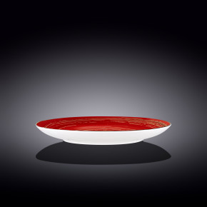 Тарелка 28 см красная  Wilmax "Spiral" / 261550