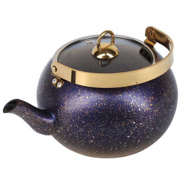 Заварочный чайник 1 л антипригарное покрытие синий  O.M.S. Collection &quot;TEAPOT SETS&quot; / 295844