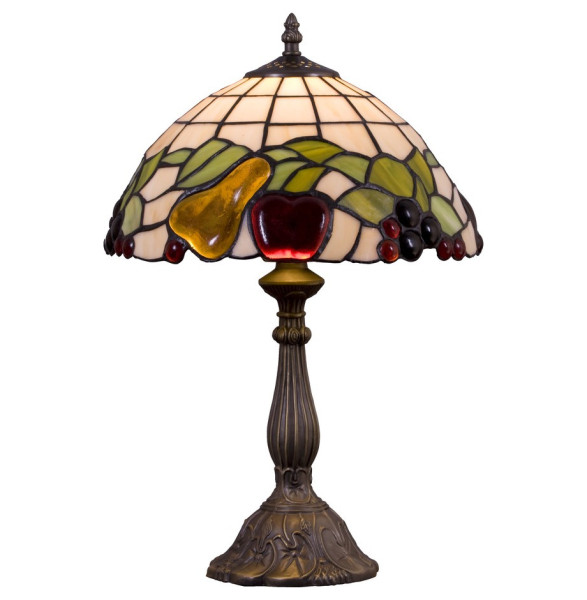 Лампа настольная 1 рожковая  Velante &quot;Tiffany&quot; Фрукты / 304802