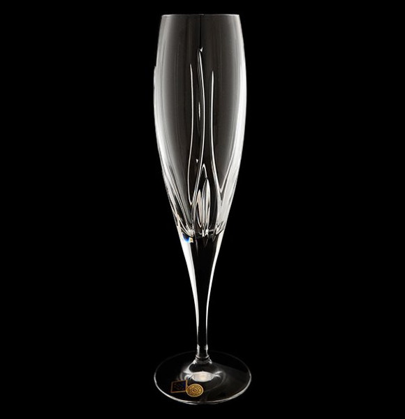 Бокалы для шампанского 200 мл 6  шт  Bohemia Jihlava &quot;Fiona /Без декора 53&quot; хрусталь Йиглава / 030070