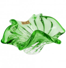 Ваза для конфет 13 см  Egermann "Прозрачно-зелёная" / 146134