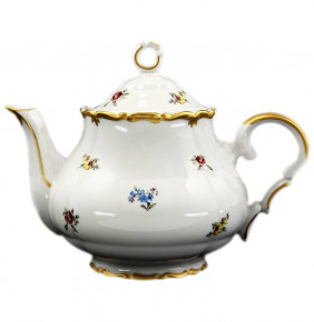 Заварочный чайник 700 мл  Chodov "Корона /Мелкие цветы /Матовое золото" / 148380