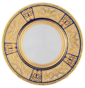 Набор тарелок 27 см 6 шт  Falkenporzellan "Диадема /Синяя крем золото" / 060265