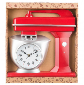 Часы настенные 39 см кварцевые красные  LEFARD "CHEF KITCHEN" / 187979