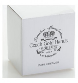 Молочник 350 мл  Porcelaine Czech Gold Hands "Луиза /Голубой узор" / 153109