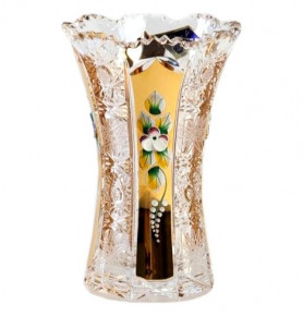 Ваза для цветов 12,6 см  Aurum Crystal "Хрусталь с золотом" / 152757