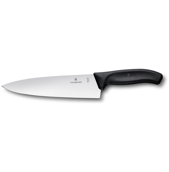 Нож разделочный 20 см широкое лезвие черный в блистере  Victorinox &quot;Swiss Classic&quot; / 320282