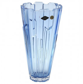 Ваза для цветов 30 см  Aurum Crystal "Болеро /Синяя" / 139332
