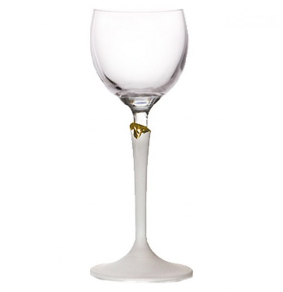 Бокалы для белого вина 150 мл 6 шт  Crystalex CZ s.r.o. &quot;Бриджита /Матовая ножка /с золотом&quot; / 132065
