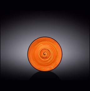 Блюдце 12 см оранжевое  Wilmax "Spiral" / 261589
