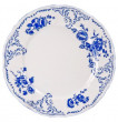 Набор тарелок 25 см 6 шт  Thun &quot;Бернадотт /Синие розы&quot; / 030441