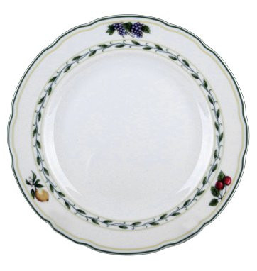 Набор тарелок 25 см 6 шт  Thun &quot;Роза /Ягодно-Фруктовый&quot; / 001045