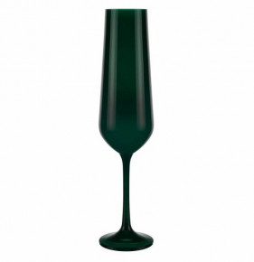 Бокалы для шампанского 200 мл 6 шт  Crystalex CZ s.r.o. "Сандра /D5126 /Зелёный" / 279125