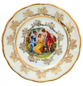 Набор тарелок 19 см 6 шт  Sterne porcelan "Фредерика /Мадонна перламутр" / 139141