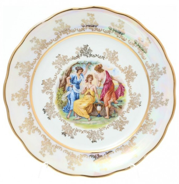 Набор тарелок 26 см 6 шт  Sterne porcelan &quot;Фредерика /Мадонна перламутр&quot; / 139144